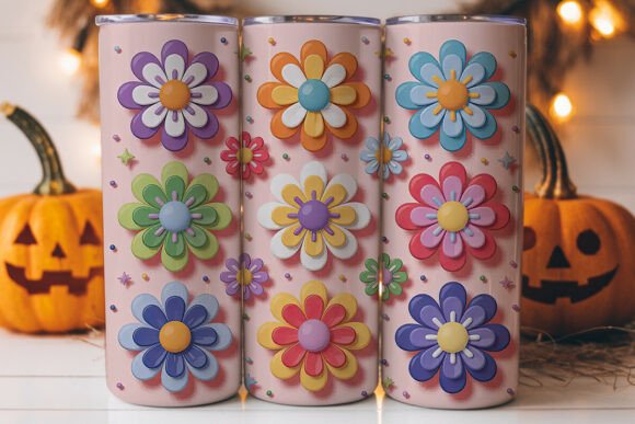 3D Glossy Flower 20oz Tumbler Wrap: A Guide to Flawless Application