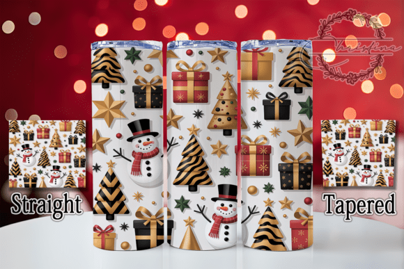3D Inflated Snowman Christmas Tumbler: Elevating Holiday Drinkware Design