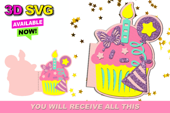 Beyond the Flat Cut: How the Cupcake Card 3D SVG is Redefining Personalized Gifting