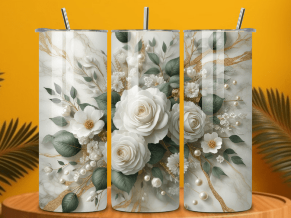 Mastering the 3D Roses Flowers Tumbler Wrap PNG for Professional Sublimation