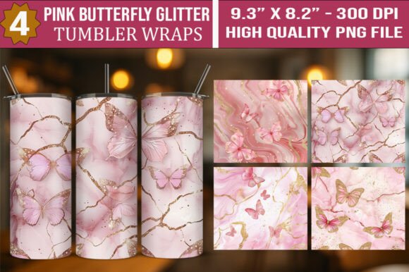 Transform Your Drinkware: The Ultimate Guide to Glitter Butterfly 3D Tumbler Wraps