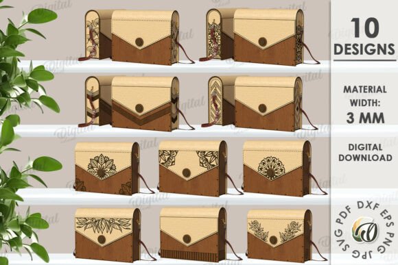 Unlocking Creativity with the 3D Wooden Clutch Purses Laser Cut Bundle